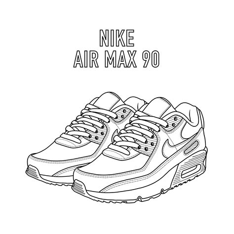 nike air max coloring pages